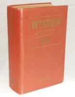 Wisden Cricketers' Almanack 1948. Original hardback. Some wear to boards and spine paper, dulling to gilt titles, usual browning to page edges, handwritten name of ownership to top border of first advertising page otherwise in good condition - cricket