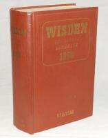 Wisden Cricketers' Almanack 1960. Original hardback. Minor wear to the gilt titles on front board and spine, some wrinkling to spine paper, minor staining to page block edge otherwise in good/very good condition - cricket