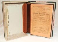 Wisden Cricketers' Almanack 1883. 20th edition. Replacement paper wrappers, with the exception of the main part of the front wrapper which is original. First advertising page and title page are facsimile. Some wear to the extremities of the last few pages