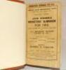 Wisden Cricketers' Almanack 1912. 49th edition. Original paper wrappers, bound in light brown boards with gilt lettering titles to front board and spine, similar to a Willows reprint. Vendor's personal bookplate to front blank white end paper. Minor darke