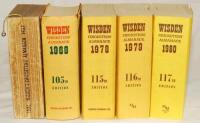 Wisden Cricketers' Almanack 1933, 1968, 1978-1983, 1984 (2 copies), 1985-1988, 1991 and 1997. Two copies of the 1984 edition, one hardback and one softback. Of the others, the 1933, 1978, 1979, 1982, 1984 and 1985 are softback editions, the remainder orig