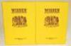 Wisden Cricketers' Almanack 1864-1878. Fifteen facsimile editions published by John Wisden & Co Ltd, London 1991. Limited edition 370/1000. Brown hard board covers with gilt lettering to covers and spine. In original yellow presentation box. Very good con - 2