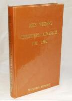 Wisden Cricketers' Almanack 1880. Willows softback reprint (1987) in light brown hardback covers with gilt lettering. Limited edition 203/500. The book boards and spine has been encased in plastic protective film, not removable. Good/very good condition -