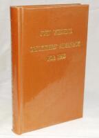 Wisden Cricketers' Almanack 1885. Willows softback reprint (1983) in light brown hardback covers with gilt lettering. Un-numbered limited edition. The book boards and spine has been encased in plastic protective film, not removable. Good/very good conditi