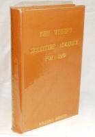 Wisden Cricketers' Almanack 1889. Willows softback reprint (1990) in light brown hardback covers with gilt lettering. Limited edition 102/500. The book boards and spine has been encased in plastic protective film, not removable. Good/very good condition -