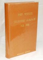 Wisden Cricketers' Almanack 1890. Willows softback reprint (1990) in light brown hardback covers with gilt lettering. Limited edition 102/500. The book boards and spine has been encased in plastic protective film, not removable. Good/very good condition -