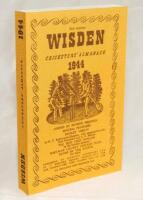 Wisden Cricketers' Almanack 1944. Willows reprint (2000) in softback covers. Limited edition 668/750. Very good condition - cricket