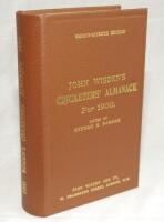 Wisden Cricketers' Almanack 1900. Willows hardback reprint (1996) in dark brown boards with gilt lettering. Limited edition 354/500. Very good condition - cricket