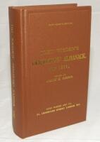 Wisden Cricketers' Almanack 1911. Willows hardback reprint (2001) in dark brown boards with gilt lettering. Limited edition 399/500. Very good condition - cricket