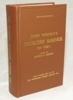 Wisden Cricketers' Almanack 1921. Willows hardback reprint (2005) in dark brown boards with gilt lettering. Limited edition 399/500. Very good condition - cricket