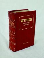 Wisden Cricketers' Almanack 1995 to 2019. 132nd to 156th edition. Excellent complete run of the de luxe full leather bound limited edition hardback. Gilt lettering and gilt to all page block edges, in slip cases. Each book is numbered limited edition numb