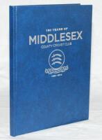 '150 Years of Middlesex County Cricket Club 1864-2014'. Limited edition hardback no. 129/150. Signed to limitation page by Clive Radley, Mike Gatting, Mike Brearley and Andrew Strauss. VG - cricket