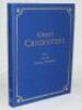 'Great Cricketers. The Age of Grace & Trumper'. Compiled by George Beldam, jnr. Boundary Books, Cheshire 2000. Limited edition no. 123 of 548, signed by Cornelia Beldam. Short listed for the Cricket Society Book of the Year in 2000. Small stain to half ti