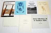 Ronald Cardwell. Six limited edition books by Cardwell, each signed by the author, all published in Australia and not readily available in the United Kingdom. Titles are 'The M.C.C. Tour to Australia 1903-1904' 1988, limited edition no. 76/287, also signe