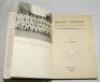 'Cricket Conquest. The Story of the 1948 Test Tour'. W.J. O'Reilly. First edition, London 1949. Odd nicks to otherwise good dustwrapper. Signed to the title page by Bill O'Reilly. G/VG - cricket - 2