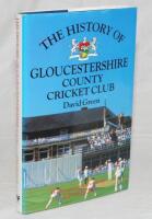 Gloucestershire 'Double Winners' 1999. 'The History of Gloucestershire County Cricket Club'. David Green. Christopher Helm, London 1990. Signed by the author and B.D. 'Bomber' Wells to the title page. Also signed to the front endpaper by the twelve member