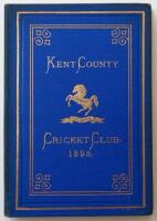 Kent County Cricket Club Annual 1898. Hardback 'blue book'. Original decorative boards. Gilt titles and to all page edges with gilt Kent emblem to centre. Printed by Cross & Jackman, 'The Canterbury Press' 1898. Minor age toning/darkening to board edges a