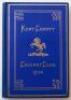 Kent County Cricket Club Annual 1904. Hardback 'blue book'. Original decorative boards. Gilt titles and to all page edges with gilt Kent emblem to centre. Printed by the Kentish Express (Igglesdon & Co) of Ashford 1904. Minor age toning/darkening to board