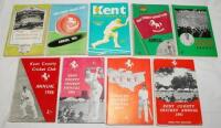 Kent C.C.C. yearbooks and annuals 1948-2015. Official Kent yearbook for 1948 and a run of official annuals for 1951-1953, 1954, 1956, 1959-1966, 1968, 1971, 1977, 1979-1984 and 2016. Some wear to the early annuals, otherwise in good condition. Qty 24 - cr