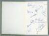 'Worcestershire C.C.C. Centenary Year Book 1965'. Original green boards. Nicely signed to front end paper by eleven members of the 1964 team. Signatures are Kenyon (Captain), Headley, Graveney, Horton, Ormrod, Gifford, Booth, Flavell, Coldwell, Richardson - 2