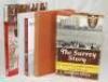 Surrey signed biographies and histories. Eight titles including one limited edition. 'Flannelled Foolishness. A Cricketing Chronicle', E.R.T. Holmes, London 1957, signed by Holmes. 'Bobby Abel. Professional Batsman', David Kynaston, New Malden 2007. Limit - 3