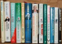 Henry Blofeld. Thirteen hardback titles (one paperback) by Henry Blofeld, each signed by the author. 'Cricket in Three Moods' 1970, 'The Packer Affair 1978', 'Caught Short of the Boundary' 1984, 'One Test After Another' 1985, 'My Dear Old Thing' 1990, 'On