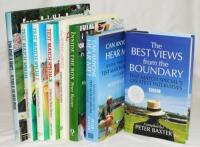 Peter Baxter. Test Match Special. Seven hardback titles, each edited or written and signed by Peter Baxter. 'Test Match Special' volumes 1, 2 and 3, published 1981, 1983 and 1985. 'From Brisbane to Karachi' 1988, additionally signed by Henry Blofeld. 'Ins