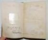 'Poems'. Thomas Smith. Privately published, printed by John Such, London 1867 for private circulation. Bound in maroon morocco with ornate gilt decoration and title to front and spine. Gilt to page edges. Includes two poems on cricket, 'The Cricket Match. - 2