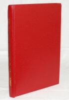 'The 2nd Australian XI's Tour of Australia, Britain and New Zealand in 1880/81 with Appendices'. Alfred James 1994. Privately published in red boards with gilt titles to spine. Limited edition of 100 copies, this being number 70. Signed to the limitation 