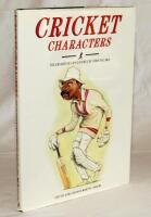'Cricket Characters. The Cricketer Caricatures of John Ireland'. 1987. Signed to 'Introduction' caricature by Christopher Martin-Jenkins. The book also signed to individual caricature pages by twenty eight players and other characters. Signatures are Alla