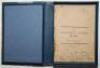 'The Cricketer's Manual for 1848 containing a brief review of the rise and progress of the manly and noble game of cricket and the laws... by "Bat" [Charles Box]'. First issue. William Brittain, London 1848. Original paper wrappers. 39pp including an apol