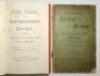 'Nottinghamshire Cricket Scores and Biographies from 1838'. Volumes I, II and III. Compiled by C.H. Richards. 1888, 1890 & 1891. Volumes I and II, printed and published by George Richards of Nottingham, bound together in red cloth with title page, 'Fifty 