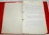 'P.G.H. Fender. A Biography'. Richard Streeton. London 1981. Red file containing Streeton's original draft working typescript for the book first published in 1981. The script heavily annotated by hand with amendments and editor's mark-up for typesetting, - 3