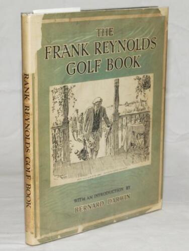 'The Frank Reynolds Golf Book. Drawings from "Punch"'. Introduction by Bernard Darwin. New York 1933. Advance review copy with publisher's printed label slipped in, date stamped 15th June 1933. Original dustwrapper with some loss. Good/ very good conditio