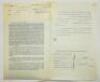 Charlton Athletic. Original official four page agreement/contract between Owen Alexander Beckett and Jack Phillips, Secretary of Charlton Athletic to play for Charlton for the 1959/60 season. Signed by Beckett and Phillips in ink and dated 29th July 1959 