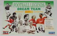 Football collectors' cards. 'Evening Post Football Legends 2003'. Set of sixty original trade cards issued by the Nottingham Evening Post, each card depicting players/ managers from Nottingham Forest (32 cards), Notts County (21) and Mansfield Town (7) wi