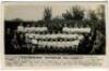 Tottenham Hotspur F.C. 1930/31. Mono real photograph postcard of the playing staff, officials and directors, standing and seated in rows, with title and players names to lower border. W.J. Crawford of Edmonton. Postally unused. Very good condition - footb