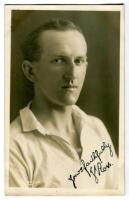 James Ross. Tottenham Hotspur 1923-1924. Excellent mono real photograph postcard of Castle, half length, in Spurs shirt. Very nicely signed in ink 'Yours sincerely S. R. Castle'. 'W.J. Crawford of Edmonton'. Very good condition Postally unused. Rare - fo
