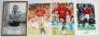 Manchester United F.C. Eight colour and mono copy press photographs, each signed by the featured player. Signatures are Gilbert Scanlon, Albert Quixall, Bill Foulkes, Harry Gregg, Denis Law, Kenny Morgans, Christiano Ronaldo and Roy Keane. Also a colour p - 2