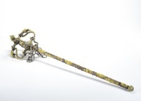 A Gilt-bronze Ringing Stuff Qing Dynasty