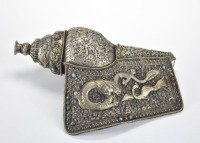 A Silver Conch Shell Qing Dynasty