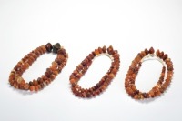Three Agate Beads Strings