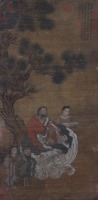 A Chinese Scroll Painting By Li Gonglin