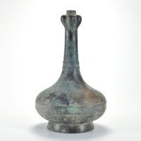 A Bronze Garlic Head Vase