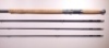 A good Bruce & Walker "Double Spey" 3 piece (2 tips) carbon salmon fly rod, limited edition no. 45/100, 16', #10, blue/silver tipped silk wraps, anodised screw grip reel fitting, only very light signs of use, in bag and alloy tube