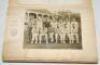 John Arnold Harold Wolff. Haileybury College, Lord's Schools, Public Schools, Europeans etc. 1927-1937. Original cuttings album compiled by Wolff comprising press cuttings, photographs, scorecards, programmes, fixture cards, letters etc. for cricket &amp; - 3