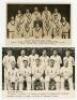 Touring and Test teams 1920s-1950s. Five mono real photograph postcards and one mono postcard of Test and touring parties. Postcards are West Indies team for the 4th Test v M.C.C., Trinidad 1954, New Zealand to South Africa 1953/54, New Zealand to England - 3