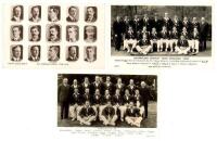 Australia tours to England 1905-1938. Three mono real photograph postcards of Australian touring parties. One of the 1905 team with the fifteen members of the party in cameo. Philco Series no. 6003F. The 1934 and 1938 teams depicted seated and standing in