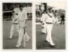 West Indies tour to England 1963. Eleven mono postcard size candid-style photographs. Two photographs are from the 4th Test at Headingley, 25th- 29th July 1963 and depict Deryck Murray on the outfield, and the West Indies team walking out to field. The re - 4