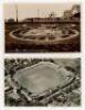 Cricket ground postcards 1900s-1950s. A selection of six real photograph postcards including a rarer view of a match in play at Trent Bridge in the 1920s by C. &amp; A.G. Lewis of Nottingham. Others feature matches in progress at the Adelaide Oval, Englan - 3
